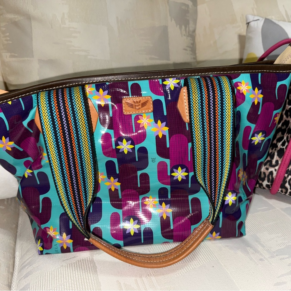Consuela Totes Purple and Blue Bags with Sturdy Design